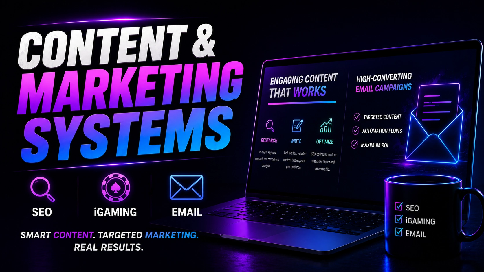 SEO content and email marketing work
